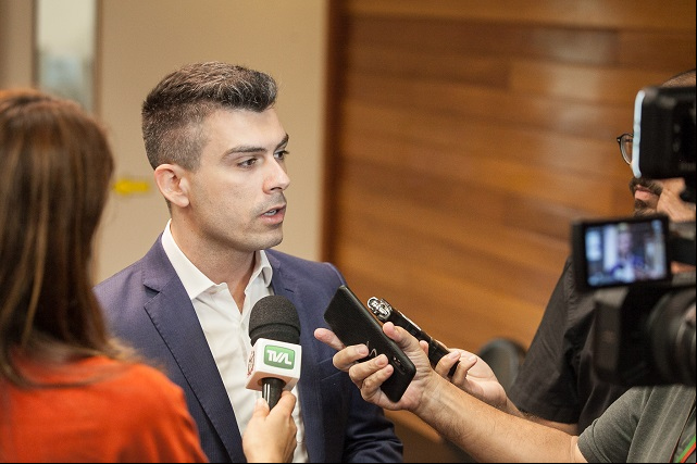 Deputado Bruno Souza, relator da I da Ponte Hercílio Luz / Foto: Bruno Collaço / Agência AL