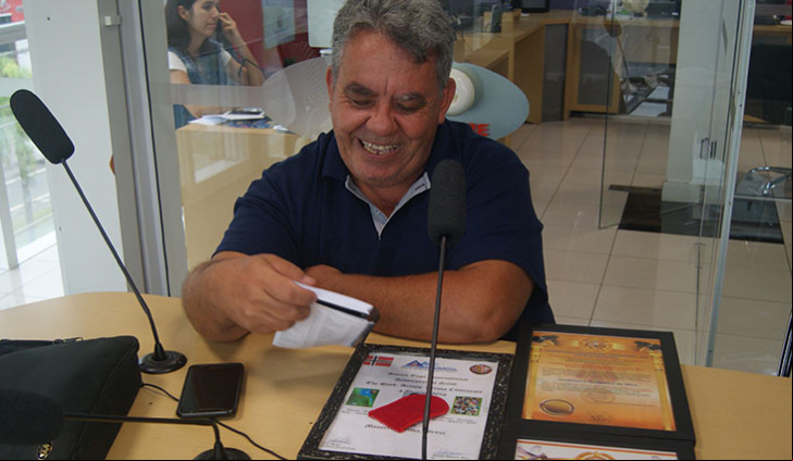 Artista plástico Manoel da Silva (foto: Erik Behenck)