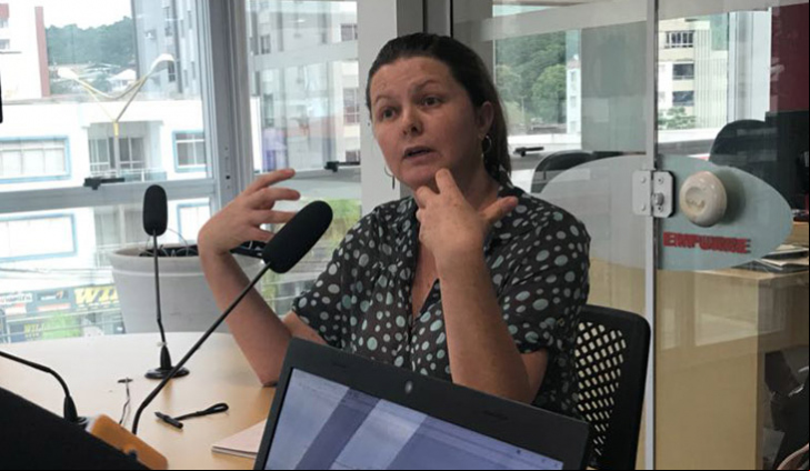 Psicóloga Grayce Balod no Ponto a Ponto (foto: Arthur Lessa)