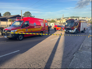 Notícia - Criciúma: Motociclista morre atropelado após acidente com caminhão na Álvaro Catão
