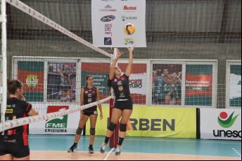 Notícia - Competição nacional de vôlei feminino inicia no Mampituba