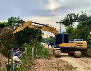 Notícia - Içara e Morro da Fumaça iniciam obras da nova ponte da Rodovia Três Miguel 