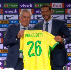 Notícia - Ancelotti anuncia a primeira convocação pela Seleção Brasileira